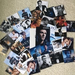 30+ men’s fragrance ad samples